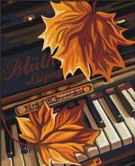 Leaves On Piano Paint By Numbers