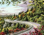 Blue Ridge Parkway Paint By Numbers