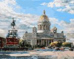 St Isaac's Square in Saint Petersburg Cities Paint By Numbers