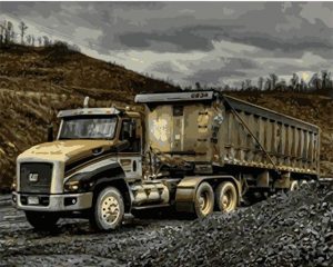 Cat CT660 Truck Paint By Numbers