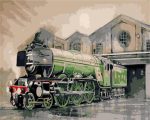 The Flying Scotsman Steam Paint By Numbers