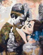 Abstract Forest Couple Paint By Numbers