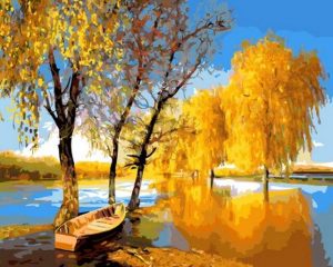 Autumn Willow Tree Paint By Numbers