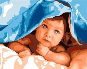Newborn Baby Paint By Numbers