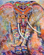 Bohemian Elephant Paint By Numbers