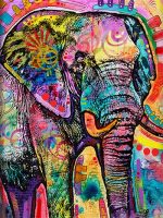 Graffiti Elephant Paint By Numbers