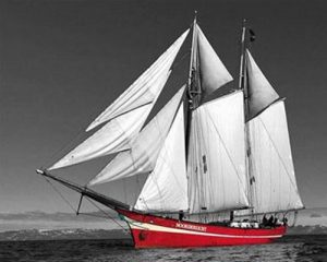 Red Sailboat Paint By Numbers