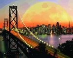 San Francisco At Night Paint By Numbers