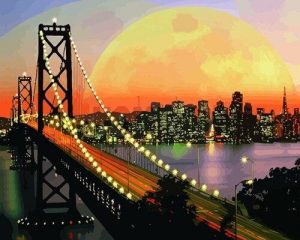 San Francisco At Night Paint By Numbers