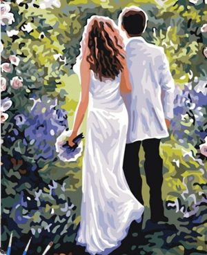 Bride And Groom Paint By Numbers