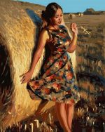 Harvest Girl paint by numbers