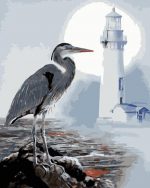 Heron Bird Paint By Numbers