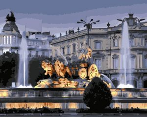Cibeles Fountain Madrid Paint By Numbers