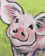Pig Smiling Paint By Numbers