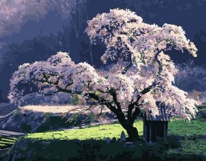 Holy Cherry Trees Landscape Paint By Numbers