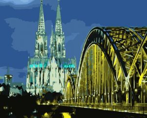 Cologne Cathedral Paint By Numbers