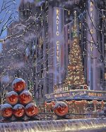 New York Christmas Night Paint By Numbers