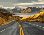 Southern Alps Road Paint By Numbers
