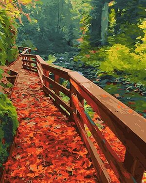 Oregon Creek Trail Paint By Numbers