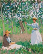 In the Woods at Giverny by Claude Monet People Paint By Numbers