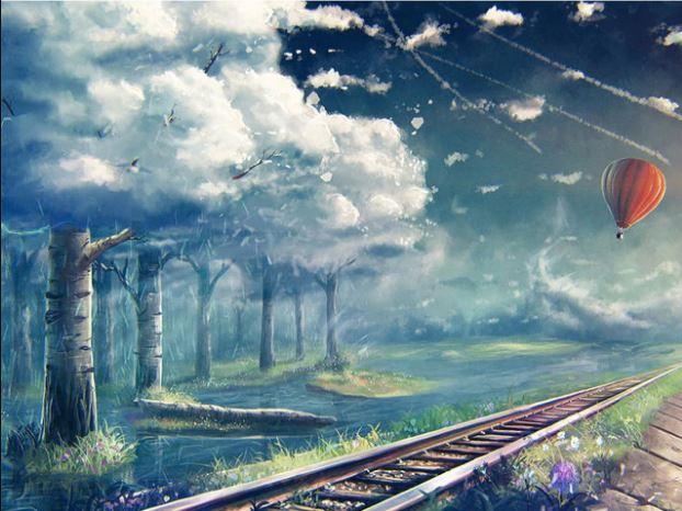 Forest Thunderstorm Paint By Numbers