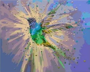 Bird Flying Paint By Numbers