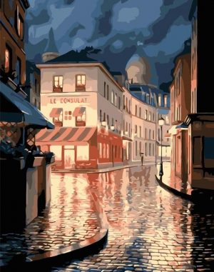 Paris Streets Paint By Numbers