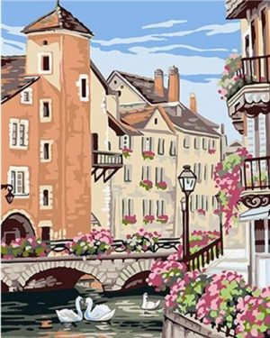 Amsterdam Canal Paint By Numbers