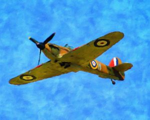 Hawker Hurricane Aircraft Paint By Numbers
