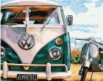 VW Bus Paint By Numbers