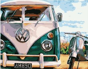 VW Bus Paint By Numbers