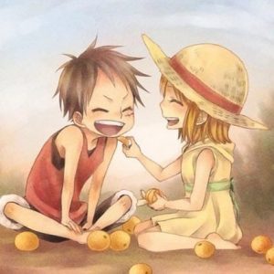Luffy And Nami Paint By Numbers