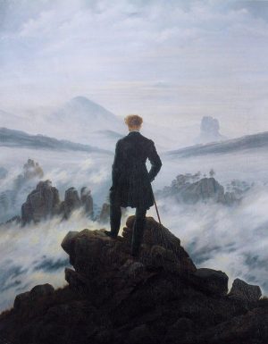Wanderer above the Sea of Fog Paint By Numbers
