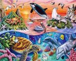 Sea Inhabitants Paint By Numbers