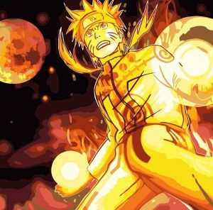 Naruto Nine Tails Paint By Numbers