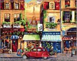 Nostalgic Paris paint by numbers