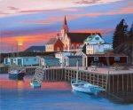 Small Town Docks Cities Paint By Numbers