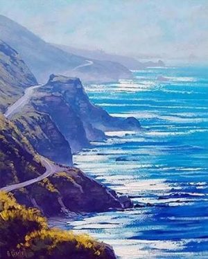 Ocean Road paint by numbers