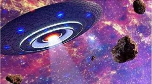 Outer Space Ship Paint By Numbers