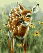 baby deer paint by numbers
