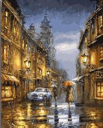 Rainy Day London Streets Paint By Numbers
