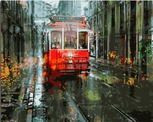 London Old Tram Paint By Numbers