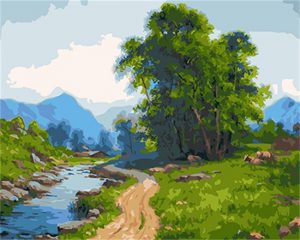 River Scenery Paint By Numbers