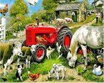 Farm Animals Paint By Numbers