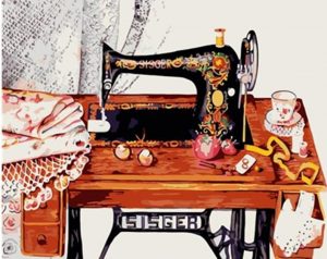 Sewing Machine Paint By Numbers