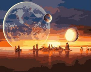 Wonderful Universe Planet Landscape Paint By Numbers
