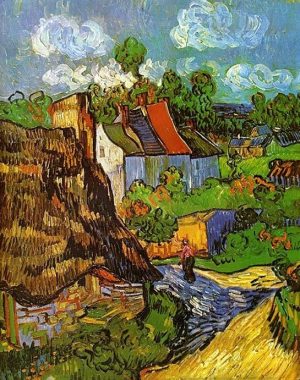 Houses In Auvers Van Gogh Paint By Numbers