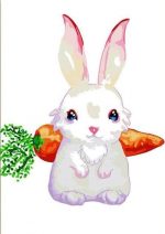 Rabbit And Carrot Paint By Numbers