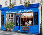 Paris Old Store paint by numbers