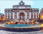 Rome Trevi Fountain Paint By Numbers